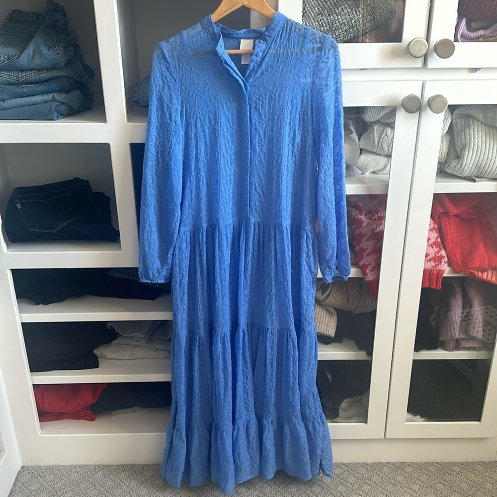 Blue maxi dress